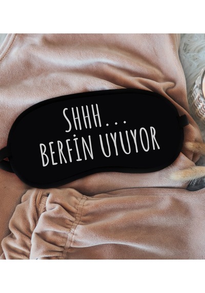 Bk Gift İsimli Uyku Göz Bandı, Arkadaşa Hediye, Doğum Günü Hediyesi, Uyku Bandı-4 Çok Renkli