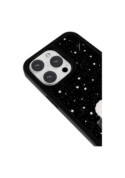 Apple iPhone 14 Pro Uyumlu Miffy Yıldızlı Tasarım Parlak Telefon Kılıfı