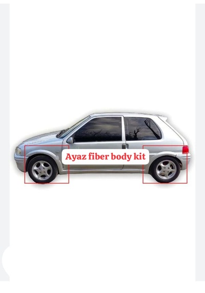 Peugeot 106 Dodikler Yan Marşbiyel Takımı Fiber Boyasız