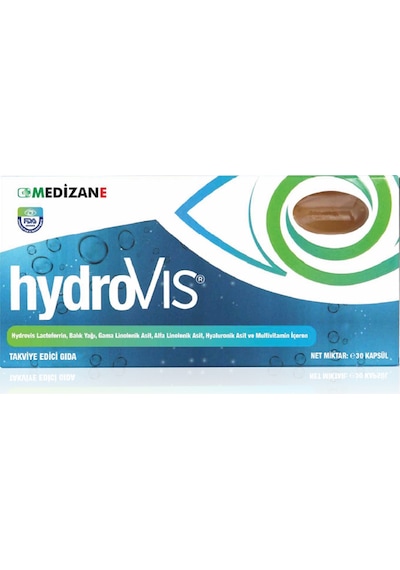 Medizane Göz Hydrovis Gıda Takviyesi 30 Kapsül
