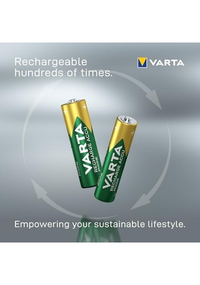 Rechargeable Accu 2 Aaa 800 Mah R2u, Yeşil/gri
