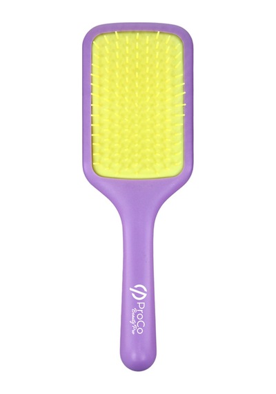 Comfy Brush Saç Fırçası - Esnek, Geniş Yüzeyli Düğüm Açıcı Lila