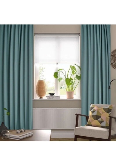 Ikea Majgull Fon Perde 145x300 Cm Turkuaz