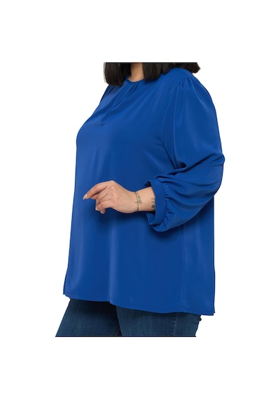 Disentis Modest Büyük Beden Yuvarlak Yaka Truvakar Büzgülü Kollu Rahat Kesim Saks Mavisi Bluz Saks Mavisi Disentis Modest Büyük Beden Yuvarlak Yaka Truvakar Büzgülü Kollu Rahat Kesim Saks Mavisi Bluz Saks Mavisi