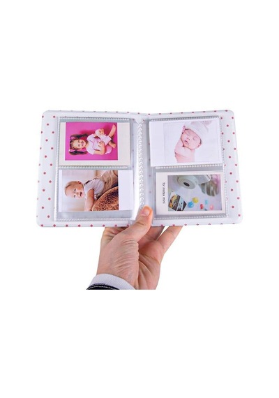 Instax Moment Polakart Fotoğraf Albümü - 65 Kapasite - 6x9 Ebat Beyaz