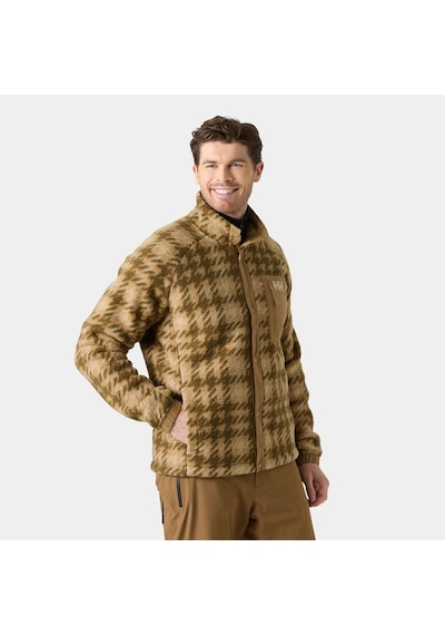 Helly Hansen Panorama Printed Pile Snap Mont Erkek Polar-34592 Kahverengi