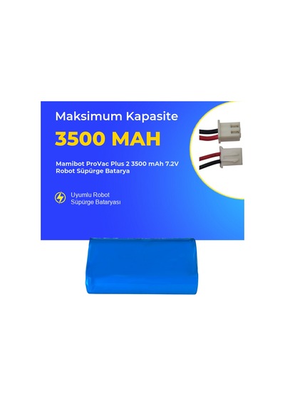 Mamibot Provac Plus 2 3500 Mah 7.2v Robot Süpürge Batarya