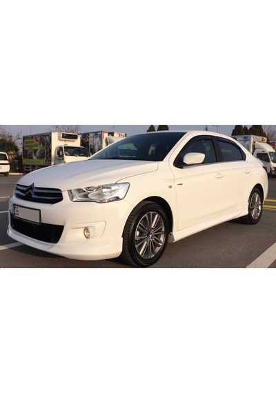 Peugeot 301 Yan Marşpiyel Seti Plastik 2 Adet Mat Siyah 2012 Ve Üzeri Karlık+ek+bodykit