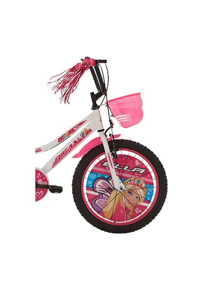 Ella Çocuk Bisikleti 30 Cm V Fren 20 Jant Vitessiz Beyaz Pembe Beyaz - Pembe