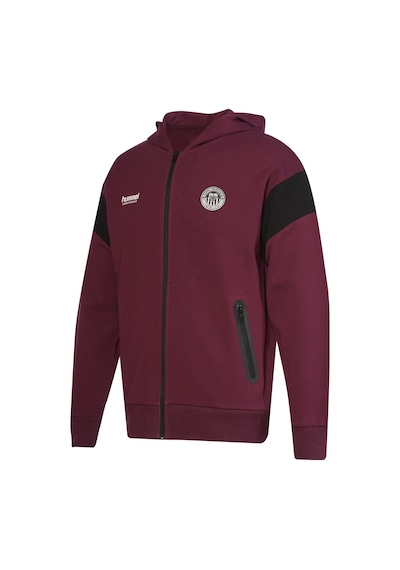 Hummel Glex Fermuarlı Hoodıe 922399-3858 Bordo