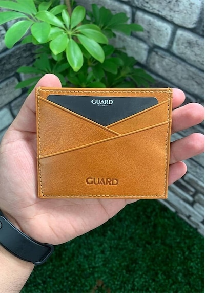 Guard Antik Sarı Deri Kartlık - Grd2403xw22427 Çok Renkli