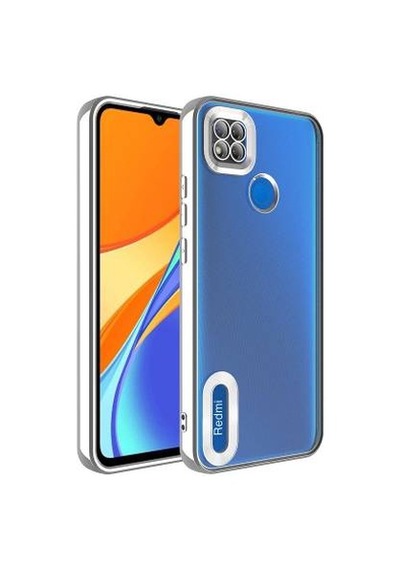 Lexroo Xiaomi Redmi 10a Kamera Korumalı Logo Gösteren Omega Tpu Silikon İnce Kılıf - Gümüş