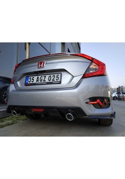 Çmk Honda Civic Fc5 2016-2020 Ritim Dizayn Arka Sis Ledi Smoke