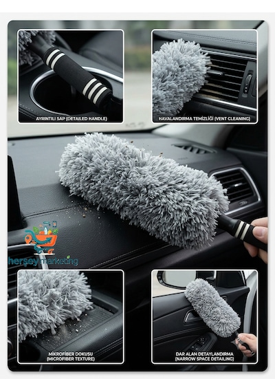 Zorlu Köşeler Artık Sorun Değil Yıkanabilir, Uzayabilir Mikrofiber Toz Alıcı İle Tanışın. Büyük Boy Dev Boy Toz Alma Püskülü 85 Cm