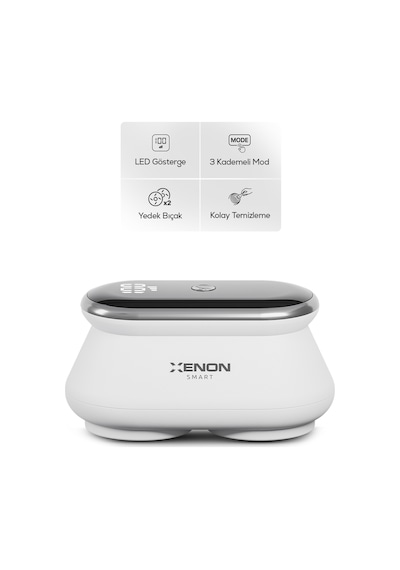 Xenon Smart Şarjlı Tüy Toplama Makinesi 7200 Rpm, 3 Kademe, Çift 6 Bıçaklı, Led Ekran, Usb-c, 1800 Mah X6175