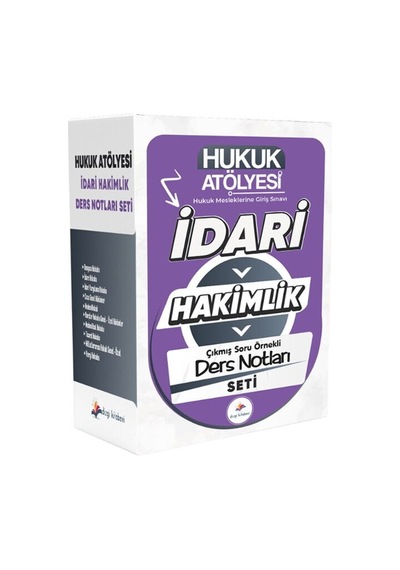 Dizgi Kitap 2026 Hukuk Atölyesi İdari Hakimlik Çıkmış Soru Örnekli Ders Notları Seti