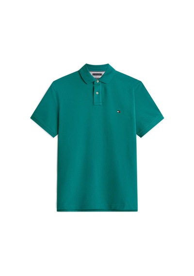 Tommy Hilfiger 1985 Erkek Regular Yeşil Polo Yaka T-shirt-13057 Deep Ocean