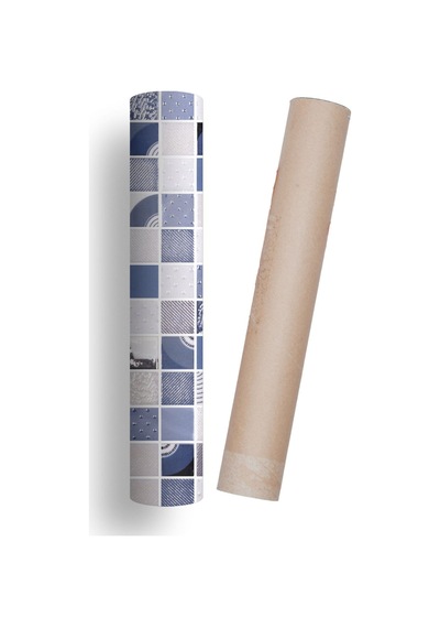 Mutfak Tezgah Arası Kendinden Yapışkanlı Folyo Kaplama Mozaik Taş Desen 60cm X 100cm