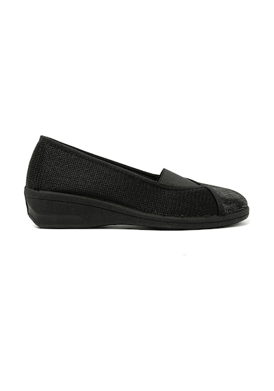 Sandalet Kadın 7337 Green Life Stretch Women's Footwear Black Siyah