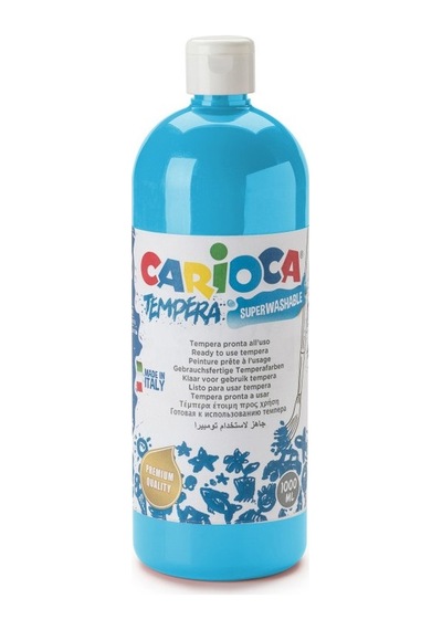 1000 Ml Mavi Guaj Boya, Tempera Markalı 10'lu