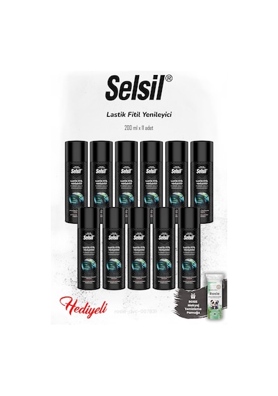 11 Adet Selsil Lastik Fitil Yenileyici 200 Ml Ve Rosıe