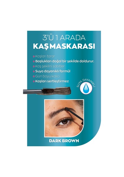 Avon Brow Boost Kaş Jeli Dark Brown