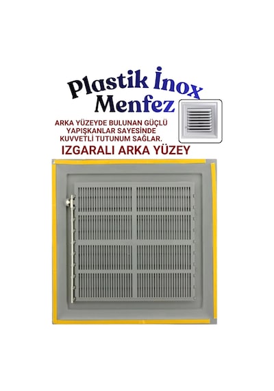 25x45 Gri Plastik Menfez - Banyo, Wc Ve Tuvalet İçin Panjurlu Havalandırma Kapağı Izgarası Pencere Panjur Sineklik Kapağı Izgarası Hava Kanalı Çıkışı Duvar Cam Kare Aspiratör Baca Teli 25 X 25 Cm 25x45 Gri Plastik Menfez - Banyo, Wc Ve Tuvalet İçin Panjurlu Havalandırma Kapağı Izgarası Pencere Panjur Sineklik Kapağı Izgarası Hava Kanalı Çıkışı Duvar Cam Kare Aspiratör Baca Teli 25 X 25 Cm