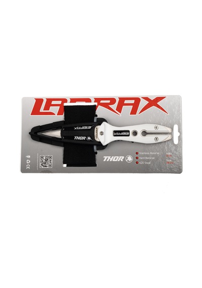 Labrax Thor Dalış Bıçağı - Bıçak + Kol Bandı / Beyaz