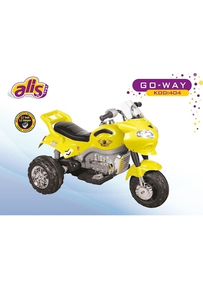 Aliş 404 12 Volt Turbo Go Way Elden Gazlı Akülü Motorsiklet & Atv Görsel Rengi