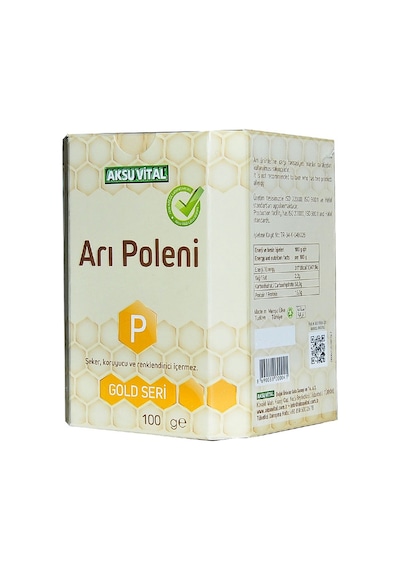 Aksu Vital P Gold Serisi Arı Poleni 100 G