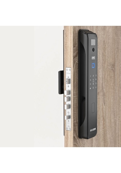 Emaks Prime Akıllı Kilit GALAXY30 F Ultra, Yüz Tanıma, Kamera, Wifi, Şifre, Kart, Parmazk İzi -