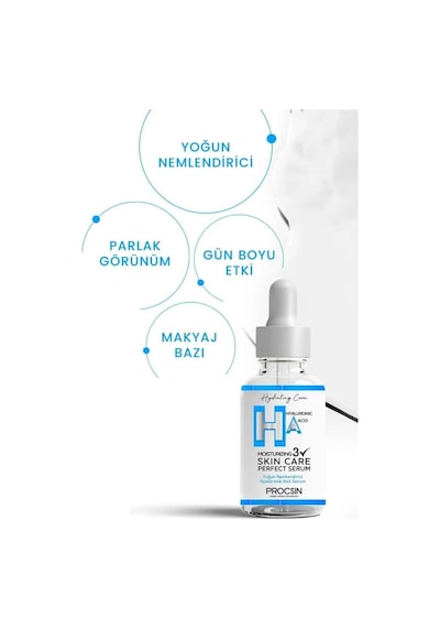 C Vitamini Aydınlatıcı +procsın Yoğun Nemlendirici Hyaluronik Asit Serum 20 Ml