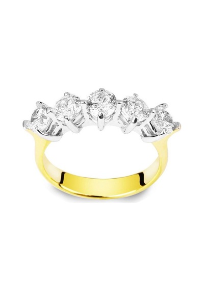 Swarovski Beştaş Yüzük 14 Ayar Altın 3.90 Gram