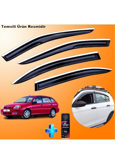Kia Rio Stw Mügen Cam Rüzgarlığı Abs Nikelajlı Cam Rüzgarlığı 2003-2005 4 Lü + Ebrayn 150 Ml Koku