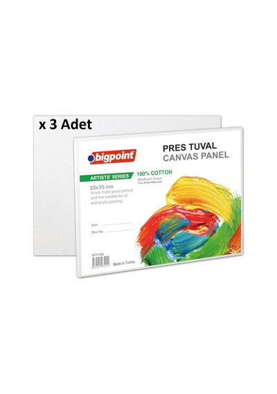 Bigpoint Artists' Pres Tuval 25x35cm X 3 Adet