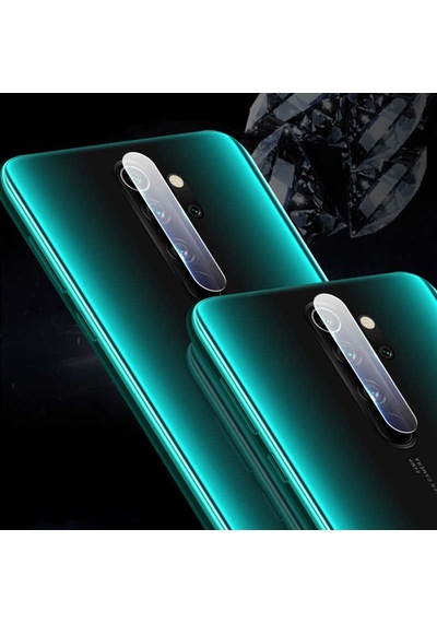 Kilifone - Xiaomi Redmi Note 8 Pro Uyumlu - Kamera Lens Koruyucu Cam Koruma - Şeffaf