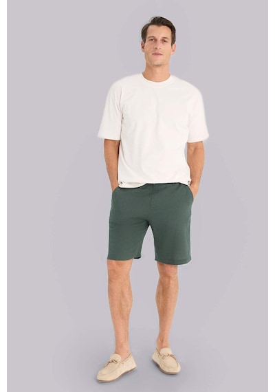 DeFacto %100 Keten Regular Fit Yazlık Bermuda Şort D9931AX25SMKH498 DeFacto %100 Keten Regular Fit Yazlık Bermuda Şort D9931AX25SMKH498