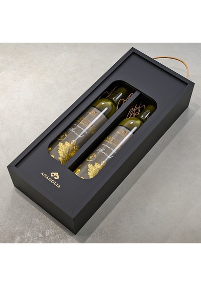 Anadolia Premium Naturel Sızma Zeytinyağı Ahşap Kutulu 2 x 500 ML