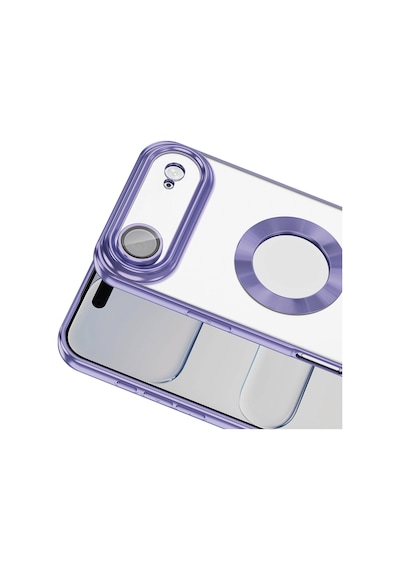 Apple iPhone Uyumlu 17 Air Kılıf Kamera Lens Korumalı Logo Gösteren İnce Hafif Pazarplus Gümüş