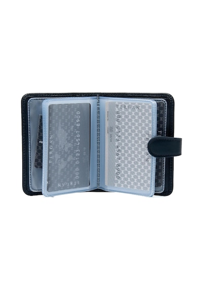 Tergan Lacivert Deri Unisex Kredi Kartlık 01210H86