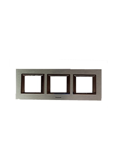 Viko Panasonic Thea 3x2m Ultima Metal Eloxal Gümüş Renk Çerçeve - Wvtf28595as-tr