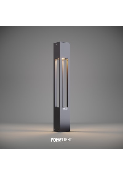Fonelight Aka Modern Yürüyüş Yolu Bahçe Aydınlatması Antrasit
