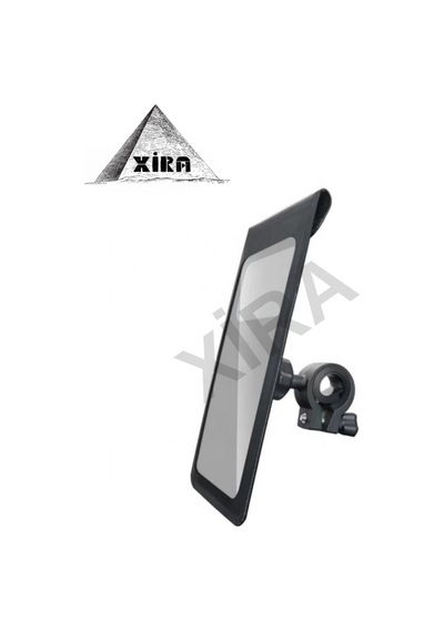 Su Geçirmez 360 Derece Kontrol Motosiklet Telefon Tutucu - Çift Conta & Velcro Koruma