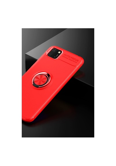 Y5p Kılıf Range Yüzüklü Silikon - Kırmızı Bzsxx00 1
