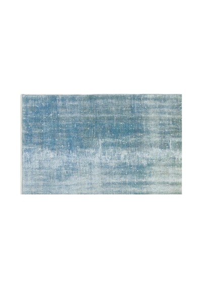 El Dokuması Vintage Yün-pamuk Mavi Halı 20040 158 X 250 Cm