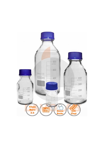 500 Ml Otoklav Cam Şişe - Vida Kapaklı