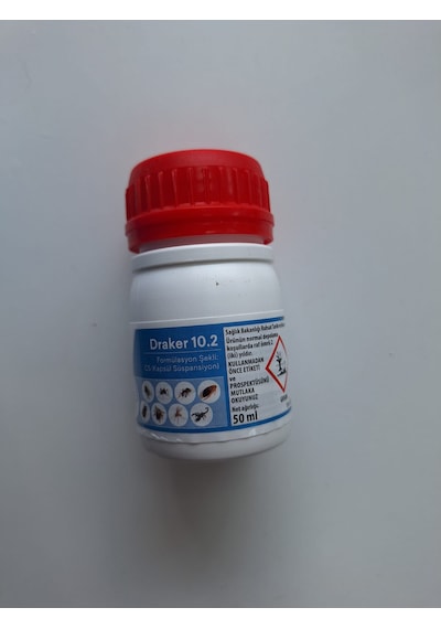 Vebi Draker 10.2 Haşere İlacı 50 Ml Kene, Sivrisinek, Karasinek, Tahtakurusu, Hamamböceği