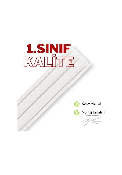 Bilarch 3 Raylı Korniş Perde Rayı Kaliteli Sağlam Ambalaj 340 Cm Standart