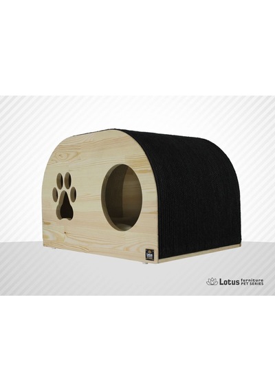 Lotus Furniture Pet Series Torino Tırmalamalı Kedi Evi