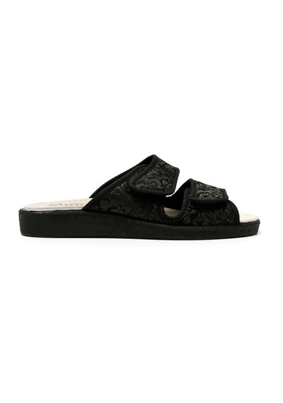 Sandalet Kadın 5688 Green Life Stretch Women's Footwear Black Siyah